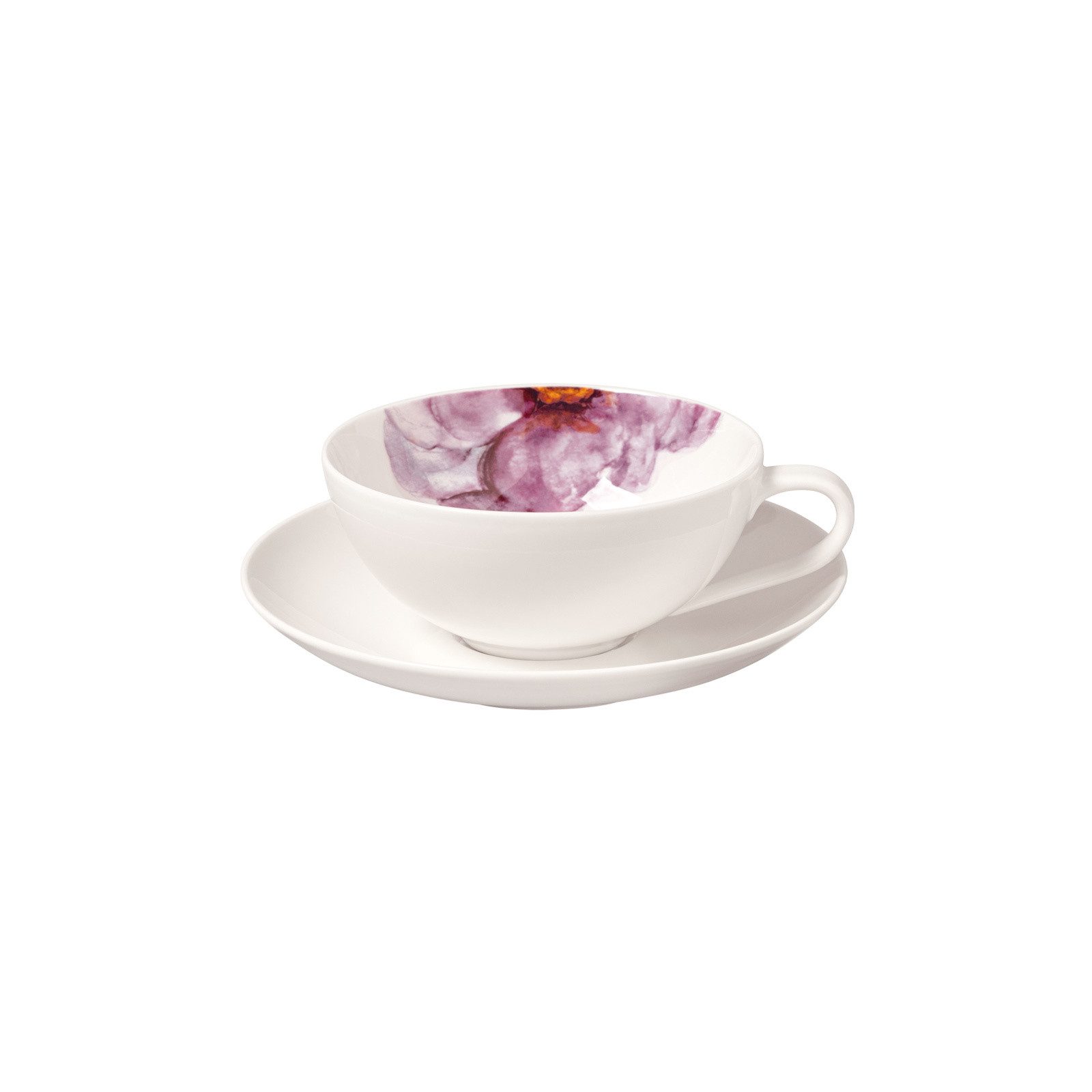 Tasse Rose Garden Teetasse mit Untertasse 110 ml