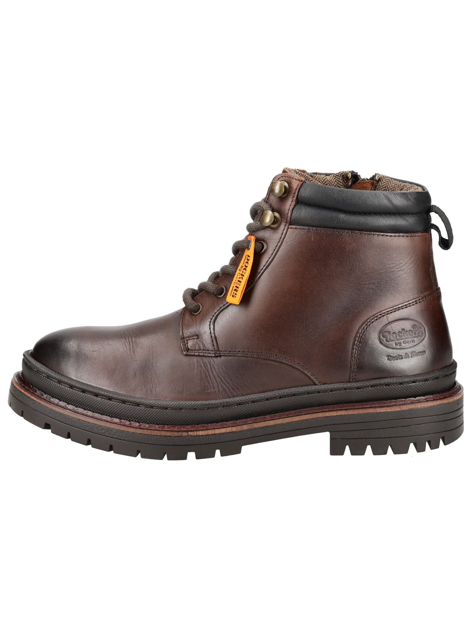 Dockers by Gerli Stiefelette Glattleder Schnürstiefelette günstig online kaufen