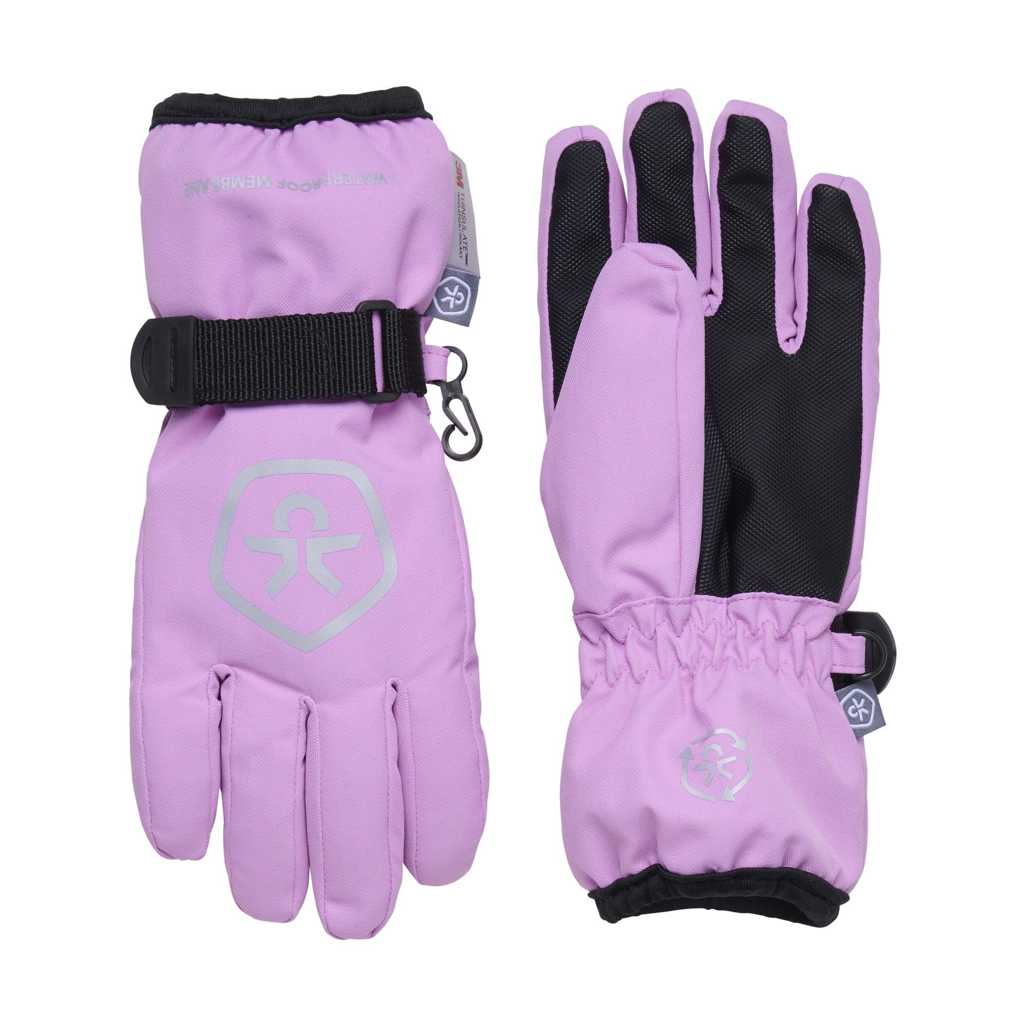 COLOR KIDS Fleecehandschuhe Color Kids Purple Gloves Kids Waterproof Tulle Kinder