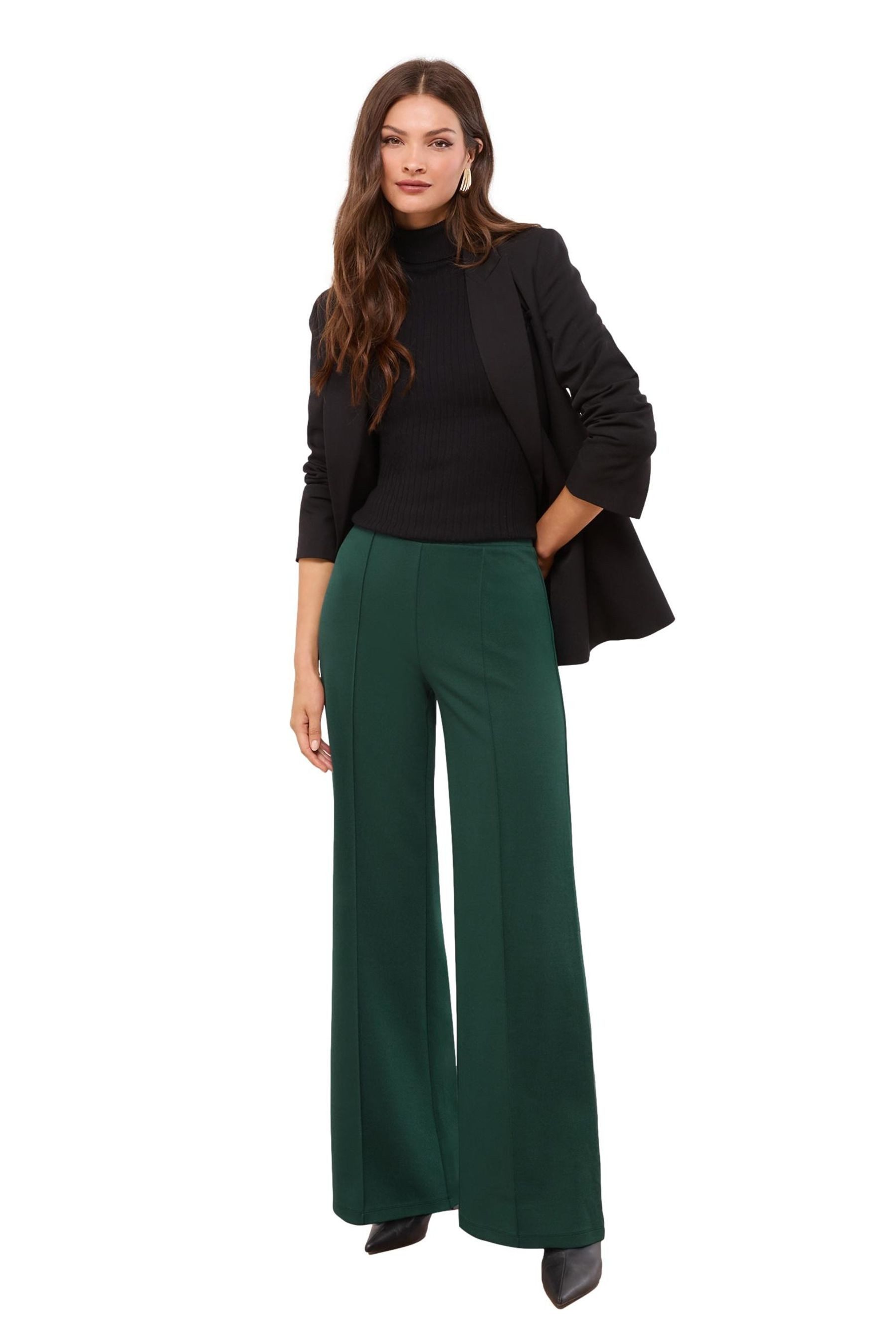 LIPSY Taillenhose Lipsy Hose mit hohem Bund und weitem Bein, Petite (1-tlg) günstig online kaufen