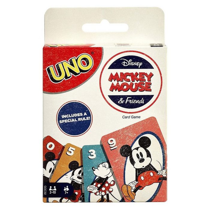 Mattel® Spiel Mattel GGC32 - Disney Mickey Mouse - UNO Kartenspiel