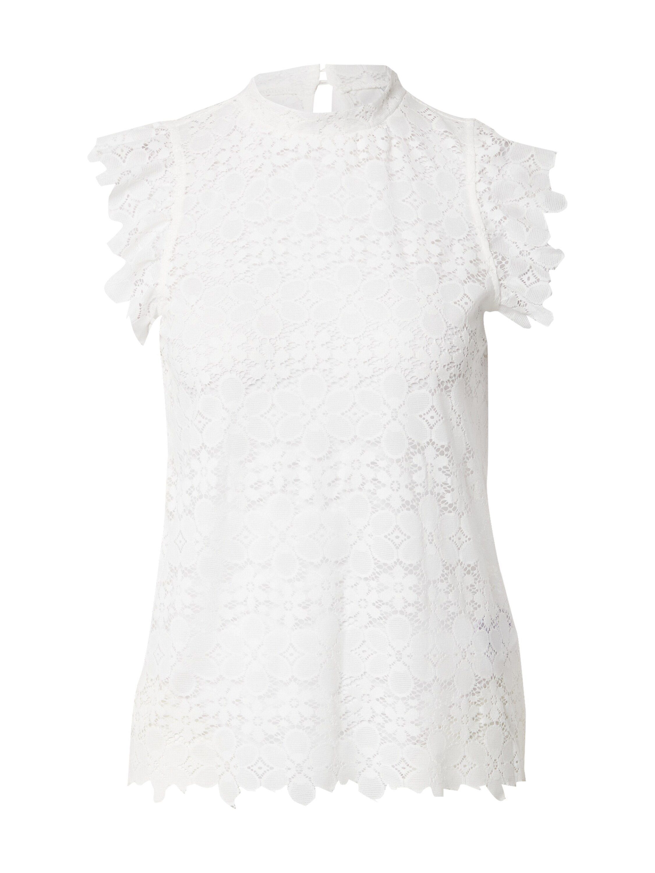 JDY Kurzarmbluse Blond (1-tlg) Cut-Outs