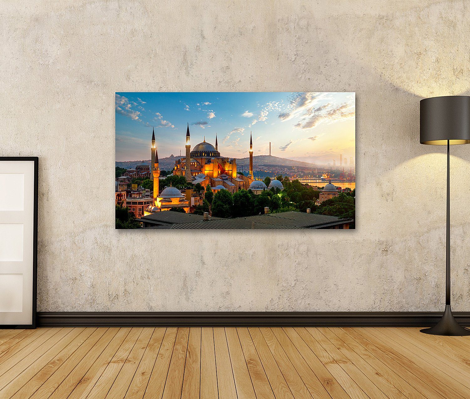 islandburner Leinwandbild Bild auf Leinwand Blick günstig online kaufen