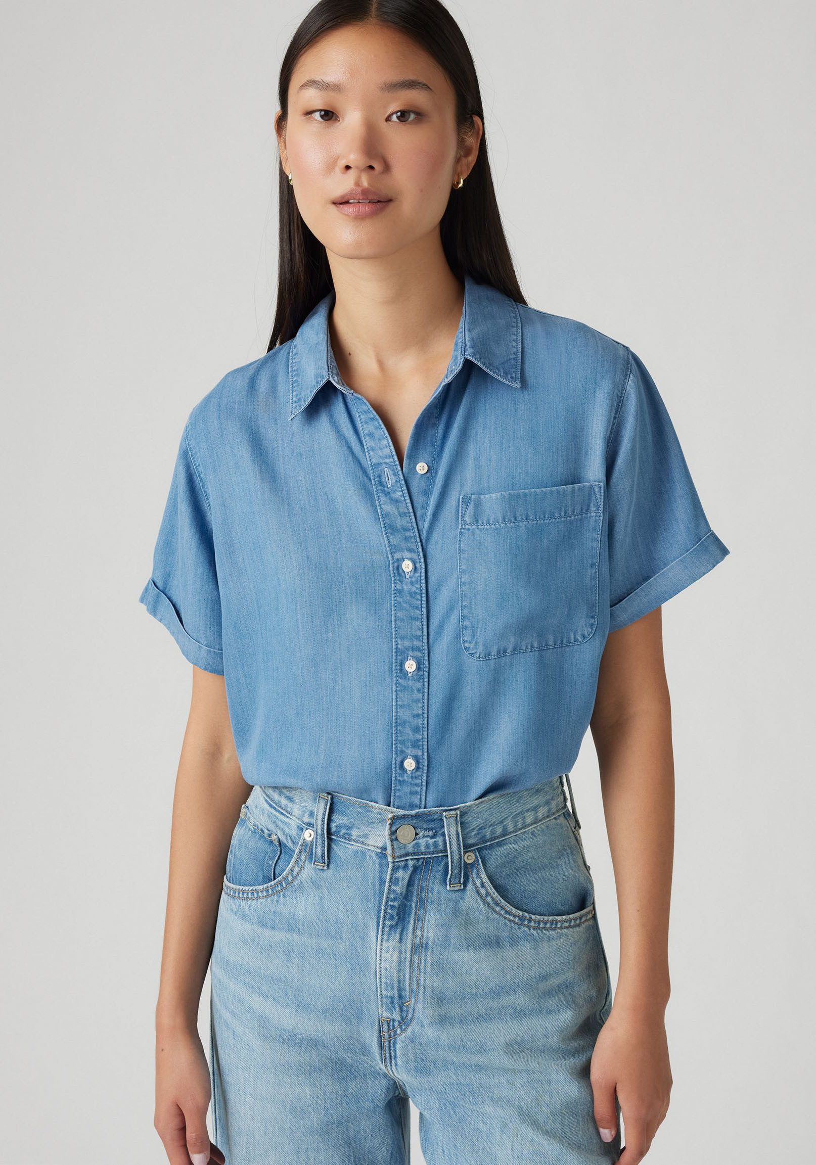 Levi's® Hemdbluse DARLENE SS SHIRT im Jeans-Style