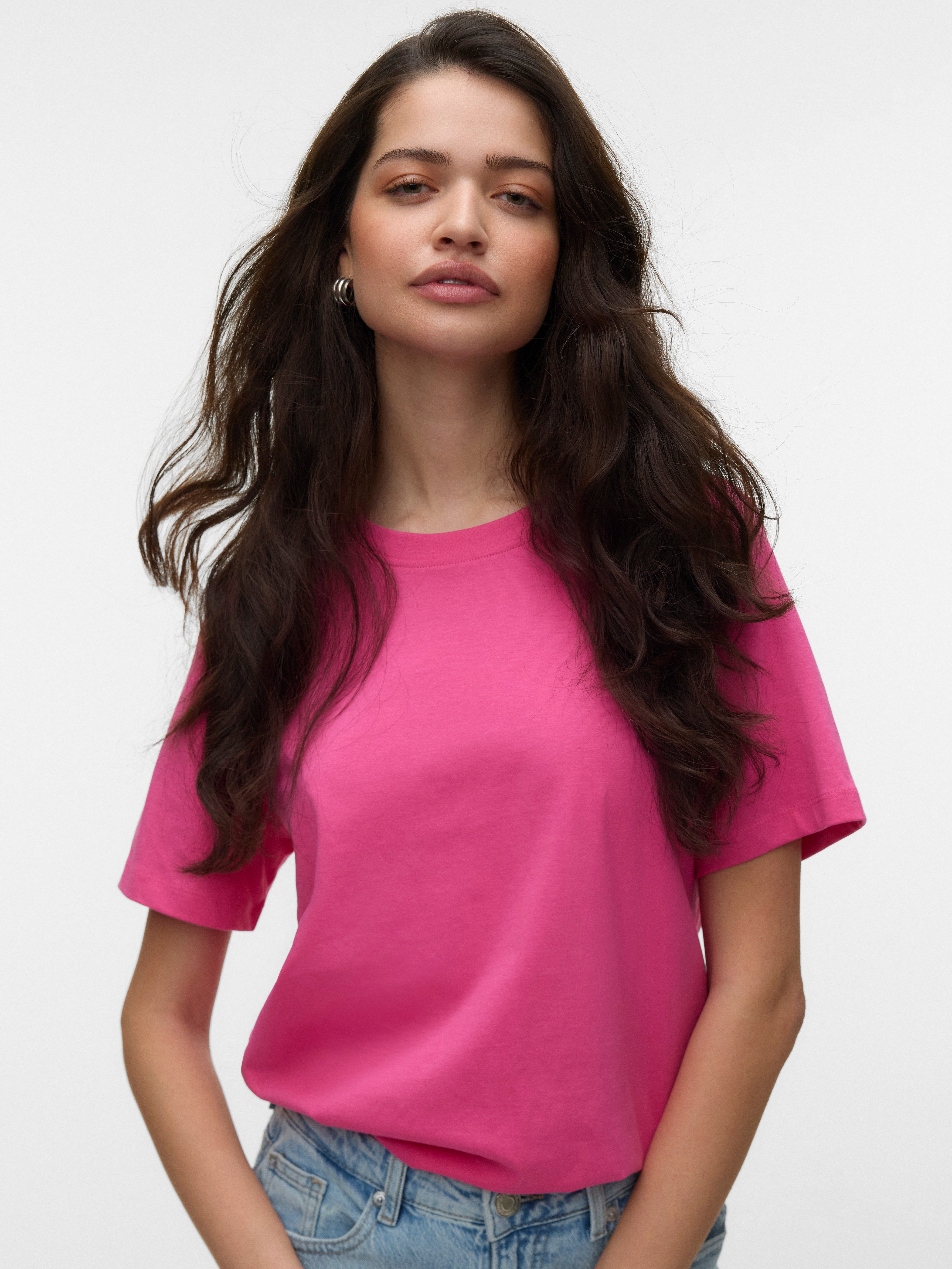 Kurzarmshirt VMPAULINA SS T-SHIRT GA JRS NOOS
