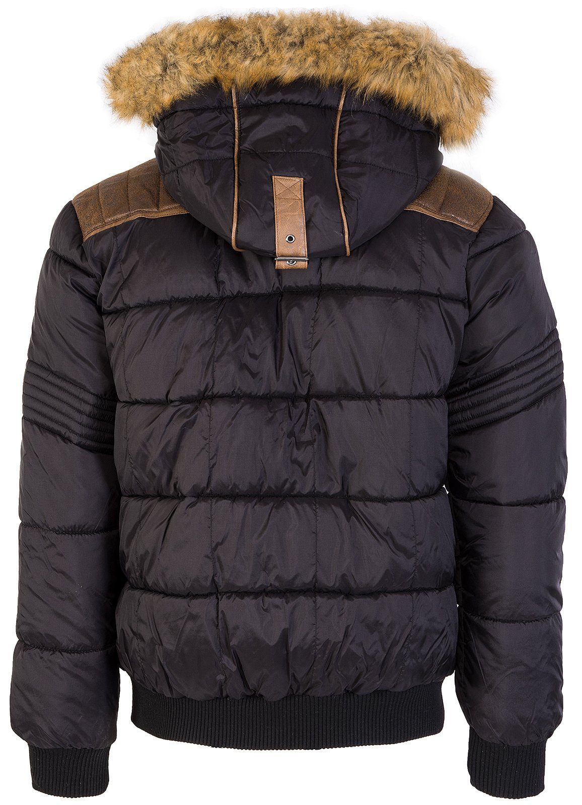 Geographical Norway Winterjacke Herren Winterjacke mit Kapuze H-216