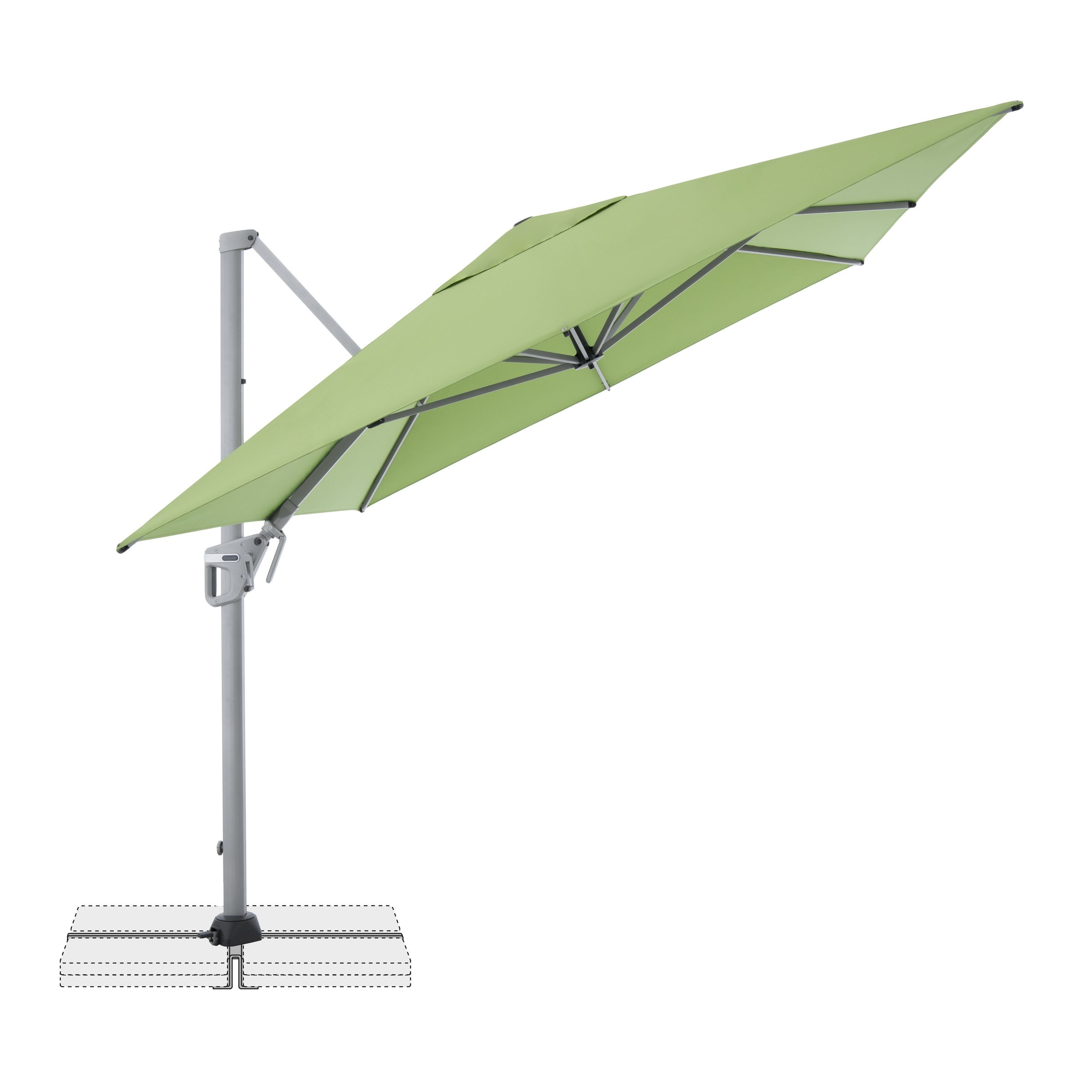 doppler® Ampelschirm Active Neo, 350x260cm, neig- & schwenkbar, 360° drehbar
