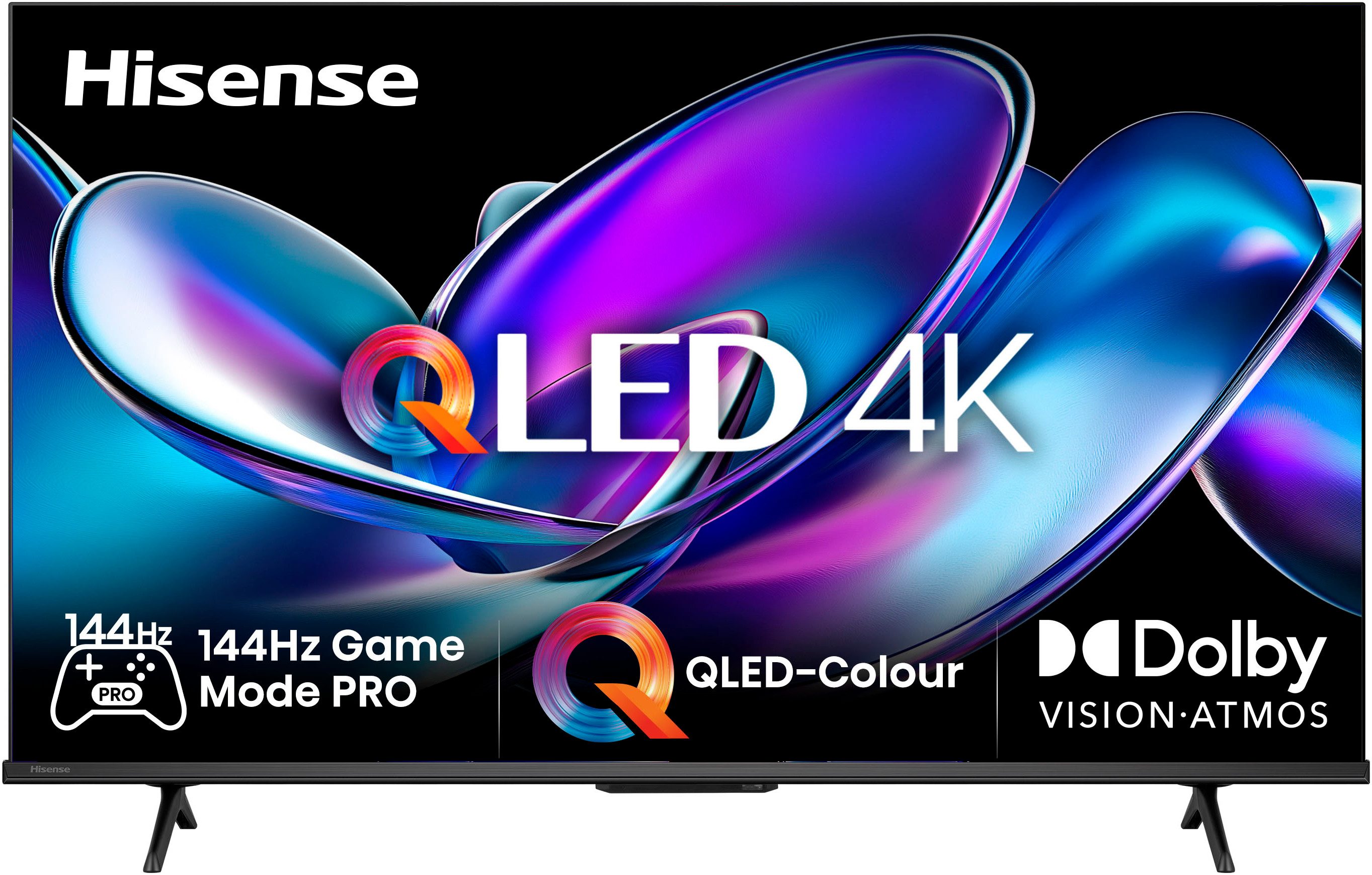 Hisense 50E77Q PRO QLED-Fernseher (126 cm/50 Zoll, 4K Ultra HD, Smart-TV, 4K UHD QLED)