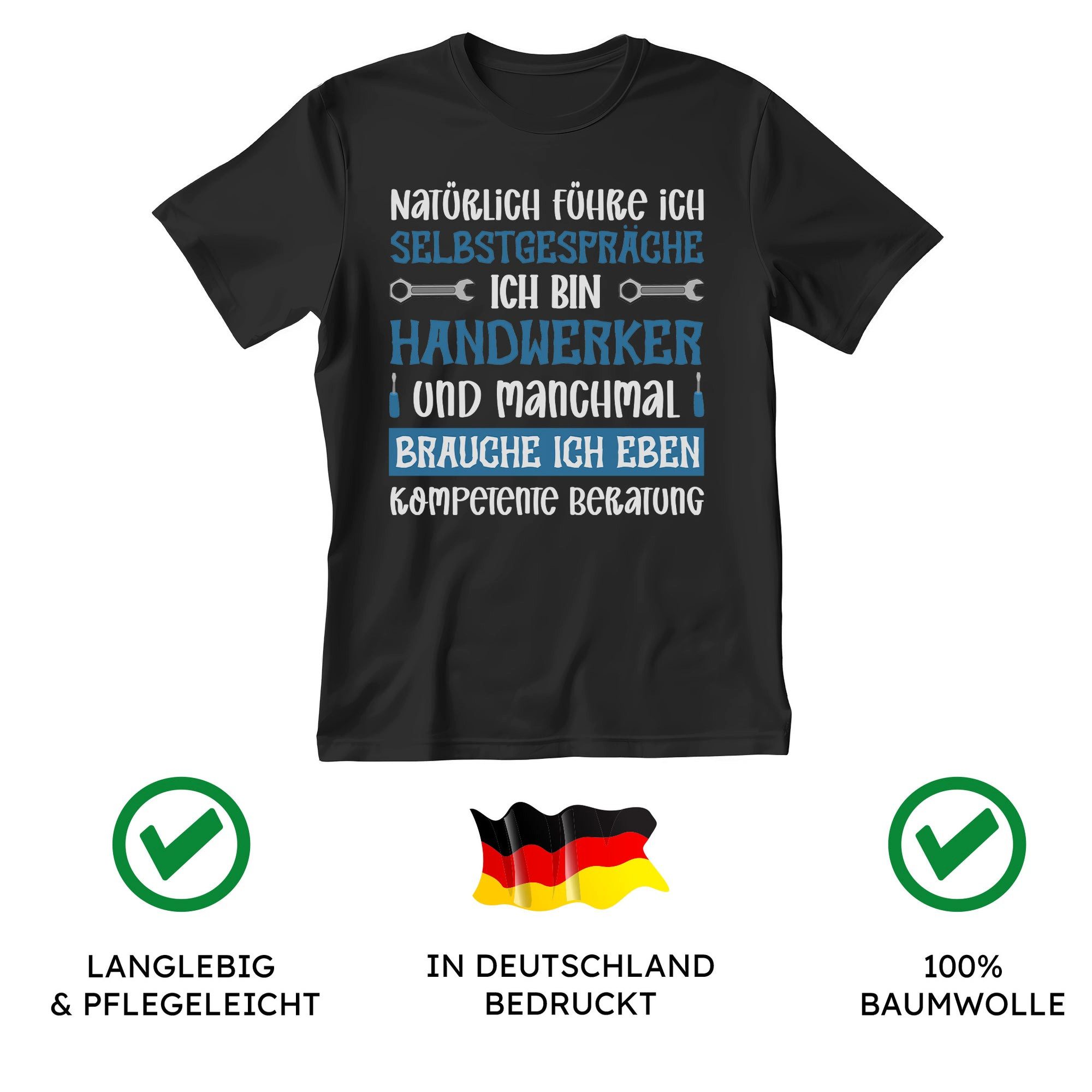 22Feels T-Shirt Handwerker Geschenk Männer Spruch Beruf Ausbildung Abschlus günstig online kaufen