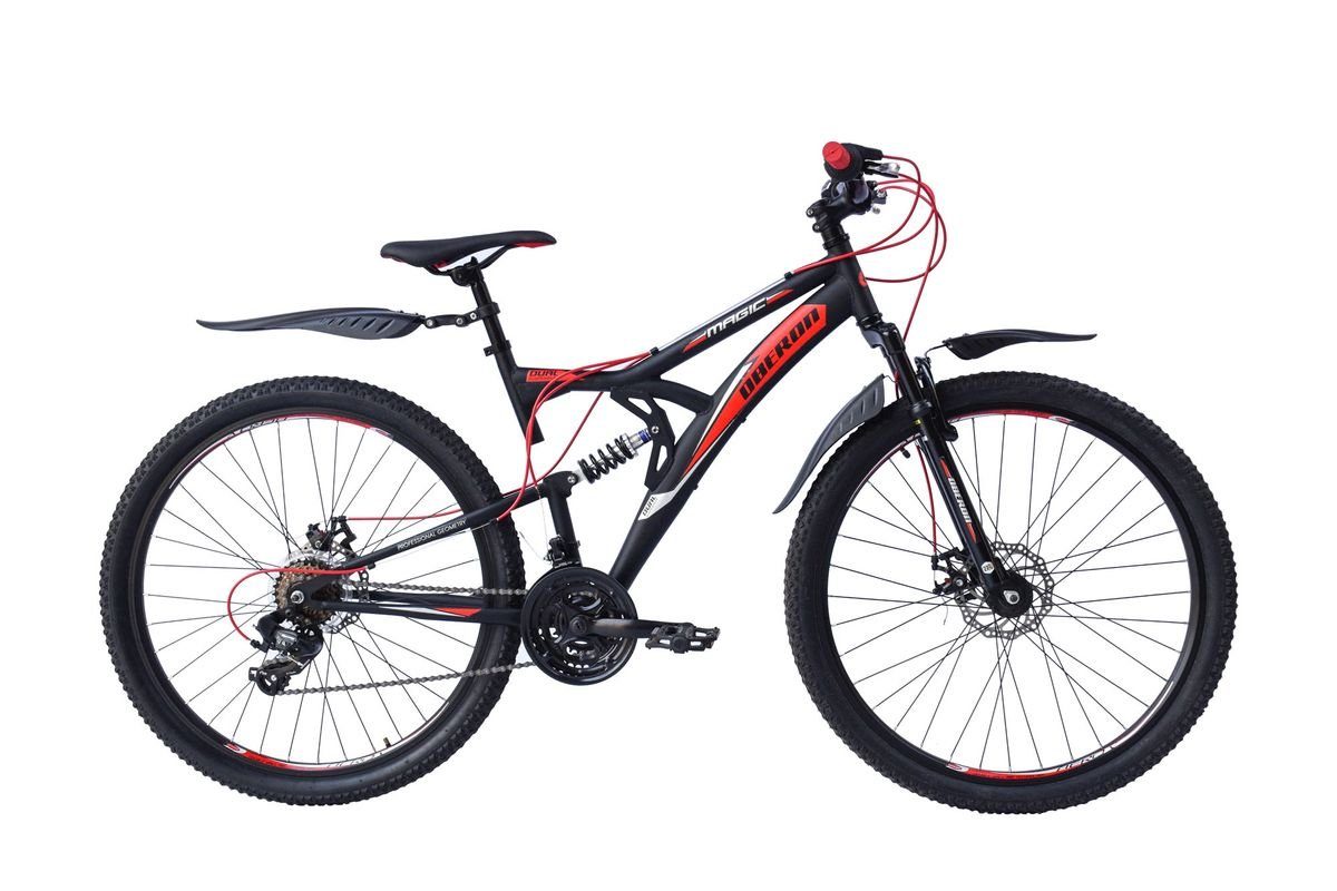 T&Y Trade Jungen 18 Gang Fahrrad MTB Mountainbike Scheibenbremse Kettenschaltung, Kettenschaltung, 18 Kinder 27,5 Fully, Rot, Rad Fully Mountainbike Shimano, Gang, Oberon Zoll Shimano