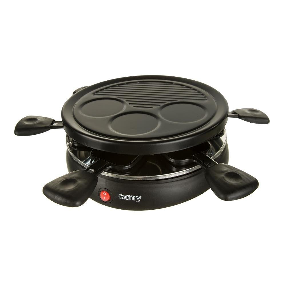 CR6606, 6 1200 Watt, Elektrogrill Raclette-Grill Adler Tischgrill für Personen,