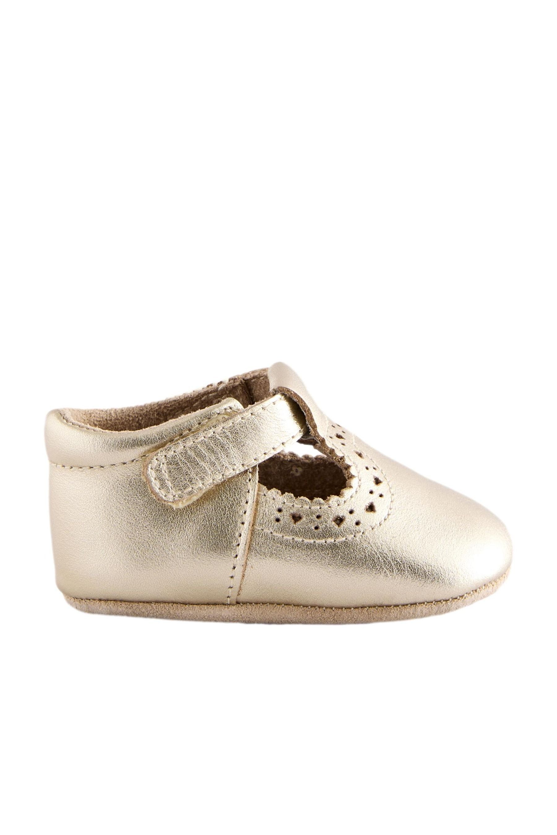 Baby T-Steg-Lederschuhe Babystiefel