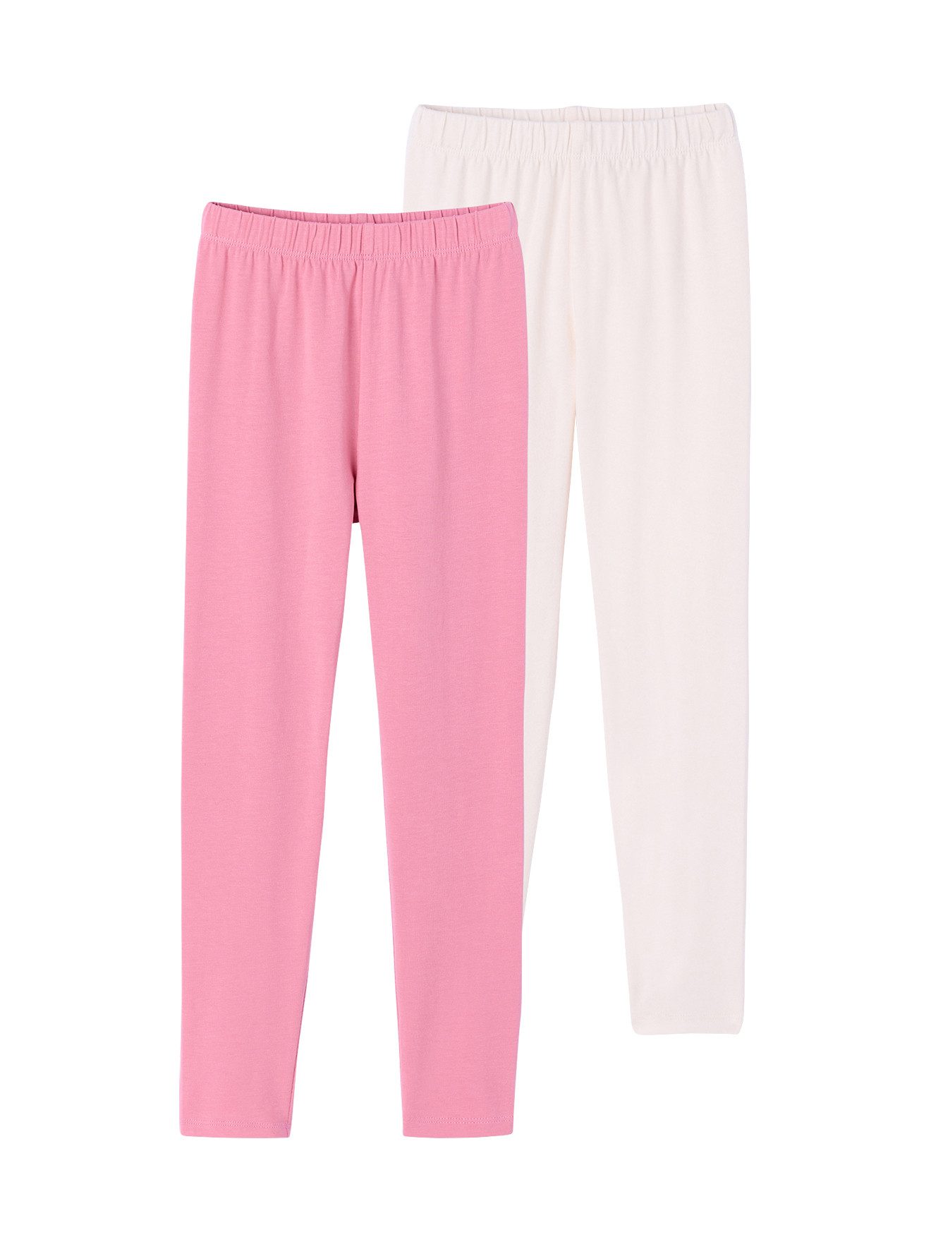 vertbaudet Leggings Leggings für Mädchen BASIC 2er-Pack