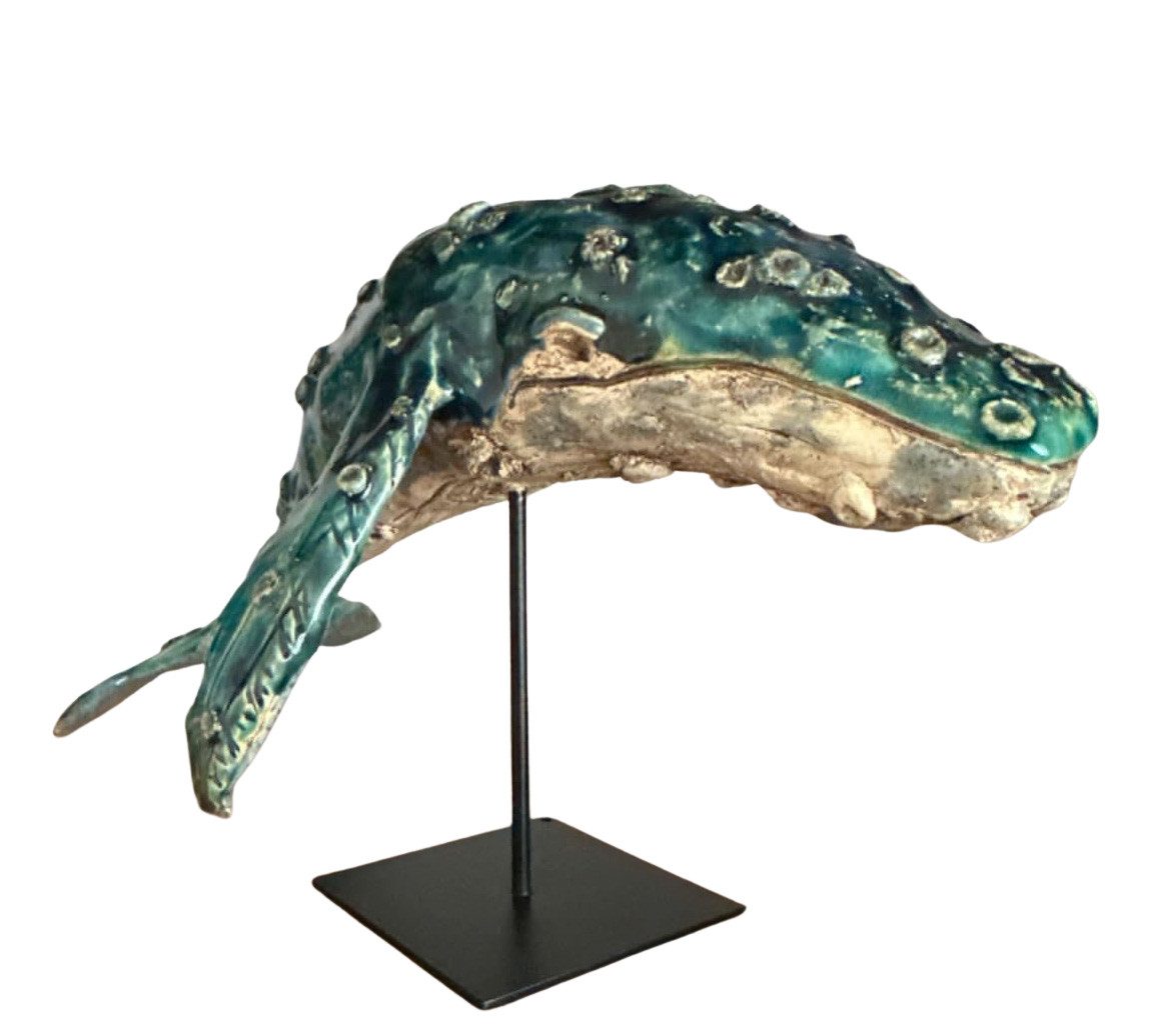 NaDeco Dekoobjekt Metallständer in Schwarz ca. 8x8x20cm Skulpturenständer D günstig online kaufen