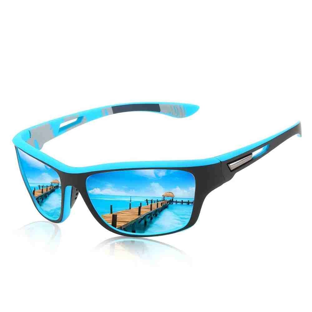 feinlux Sonnenbrille Sonnenbrille (Packung, UV-Schutz und entspiegelte Sonnenbrille) für draußen Ideal zum Fahren, Laufen, Rennen, Bootfahren(1 Stücke)