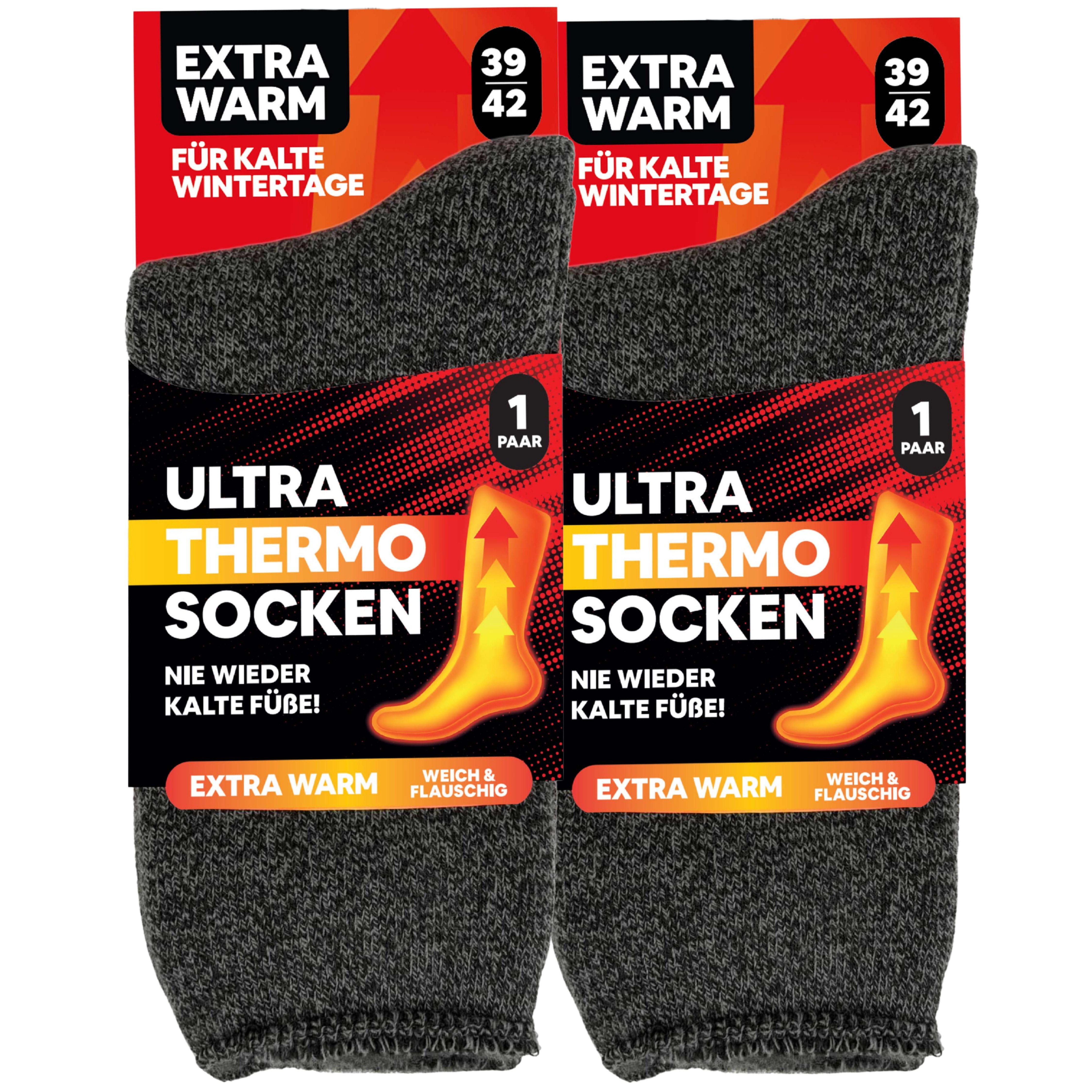 MEDOLY Thermosocken ULTRA THERMO Wintersocken (6 Paar) mit extra warmen Innenfleece
