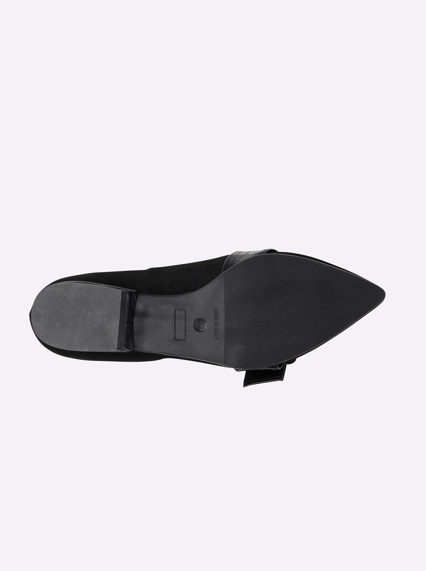 heine Slipper schwarz