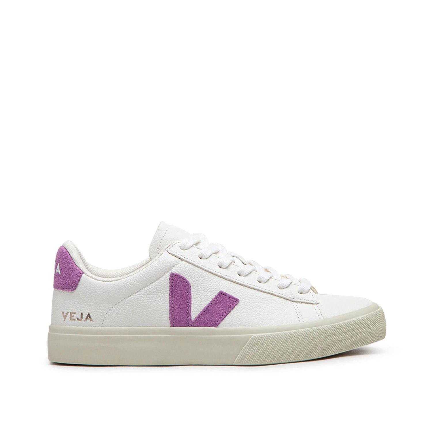 VEJA Veja WMNS Campo Chromefree Leather (Weiß / Pink) Sneaker