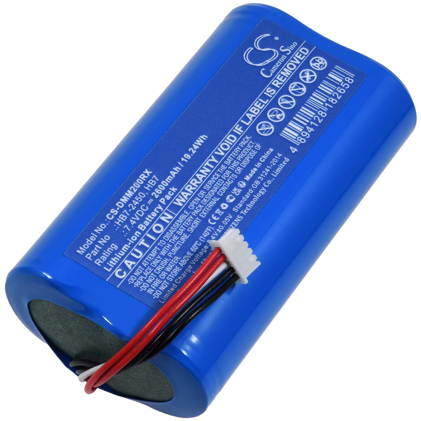 Powery Akku für DJI Typ HB7 HB7-2450 Akku 2600 mAh (7.4 V)