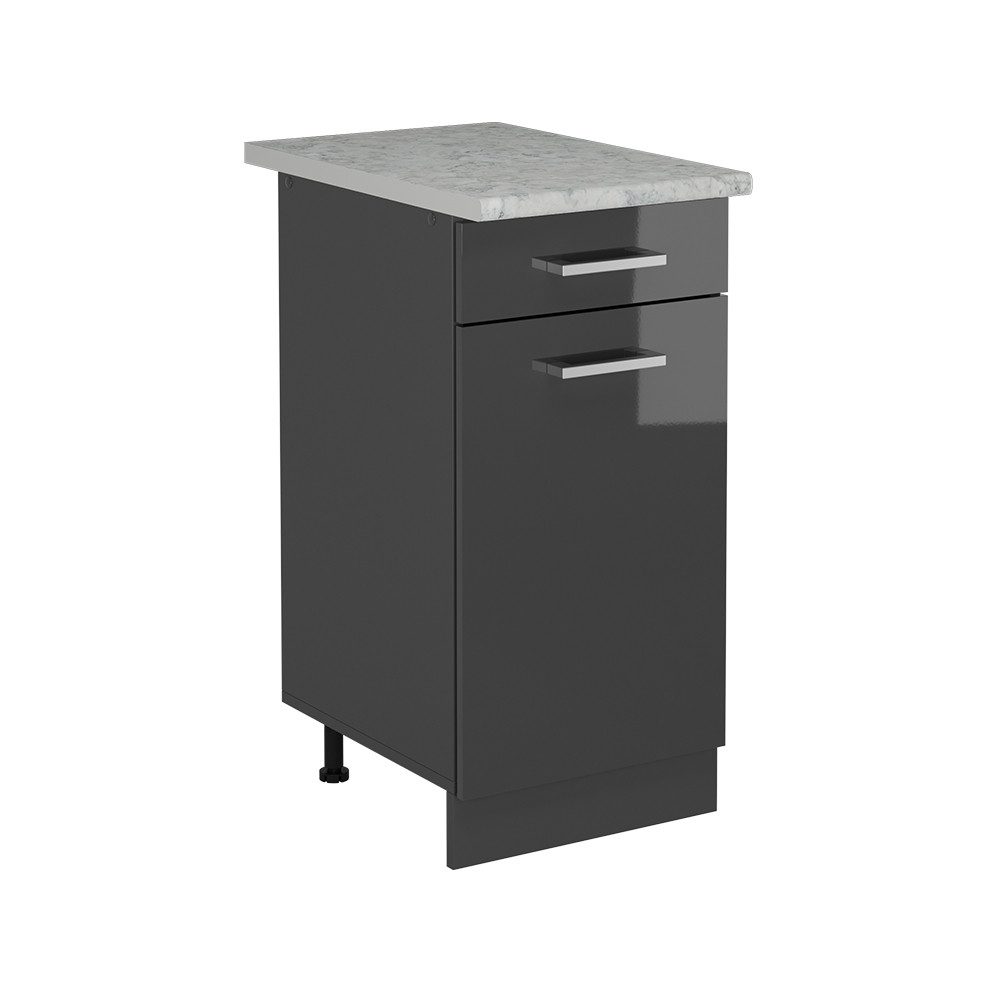 Vicco Unterschrank R-Line, Anthrazit Hochglanz/Anthrazit, 40 günstig online kaufen