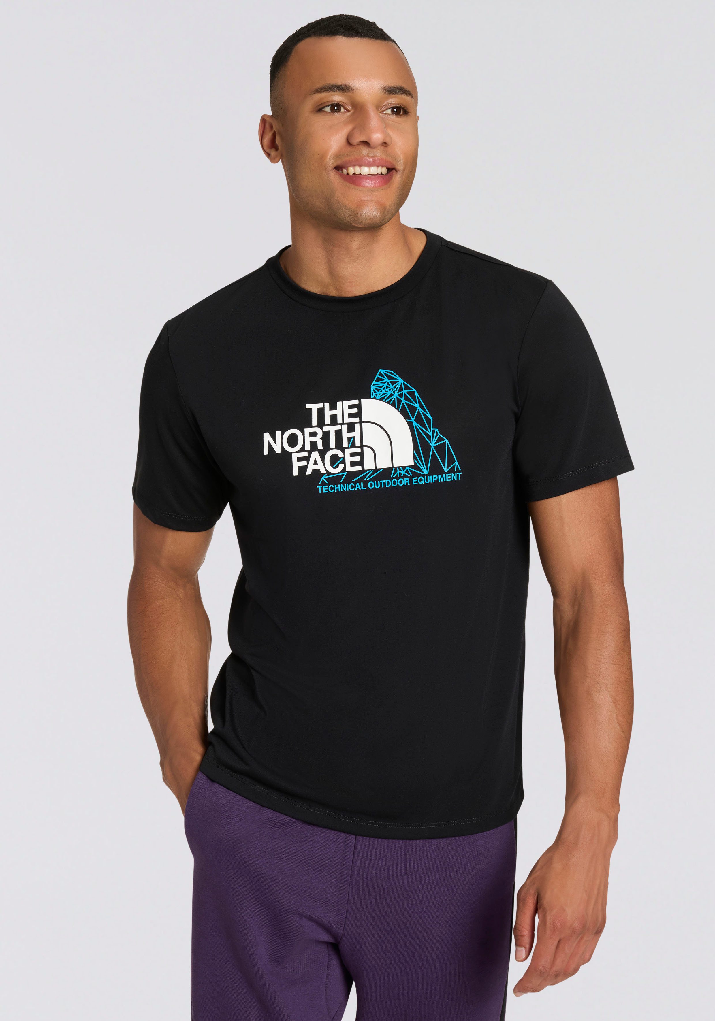The North Face T-Shirt M MOUNTAIN FOUNDATION SS TEE-GRAPHIC (1-tlg) günstig online kaufen