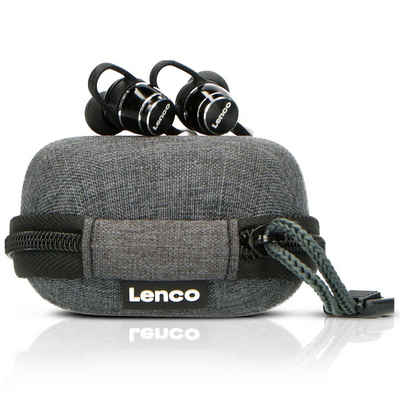 Lenco EPB-160BK In-Ear-Kopfhörer (Nicht anwendbar, Easy-Touch mit 9h Akkulaufzeit & Schnellladung inkl. Powerbank-Tasche)