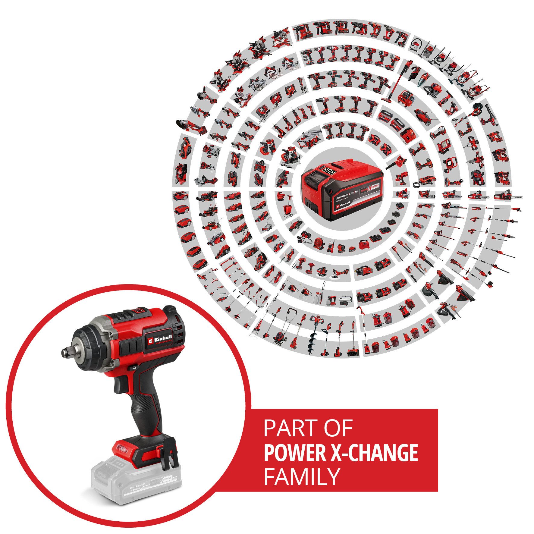 Einhell Power X-Change Akku-Schlagschrauber Impaxxo 18/450 Solo günstig online kaufen