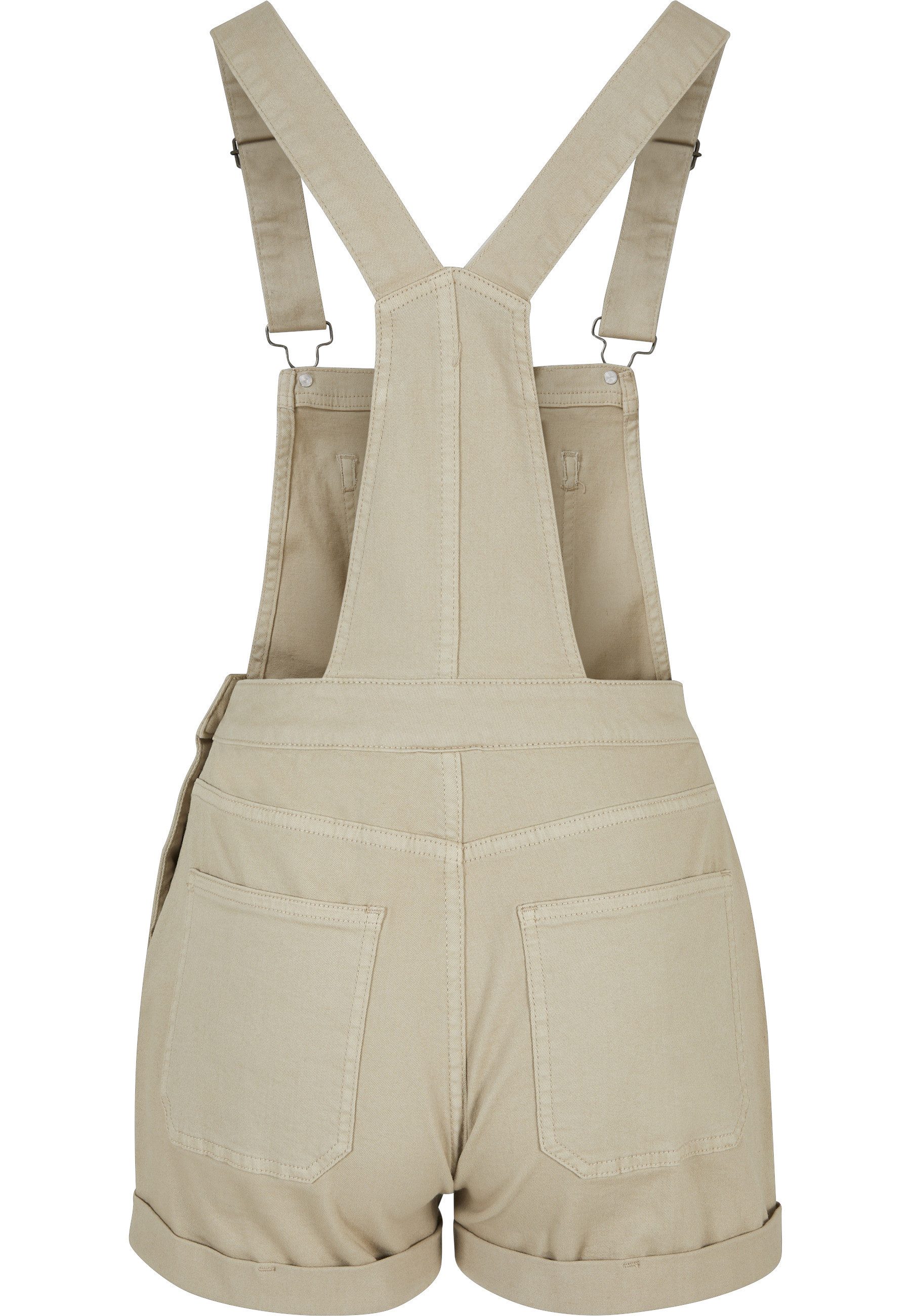 URBAN CLASSICS Jumpsuit Urban Classics Damen Ladies Organic Short Dungaree günstig online kaufen