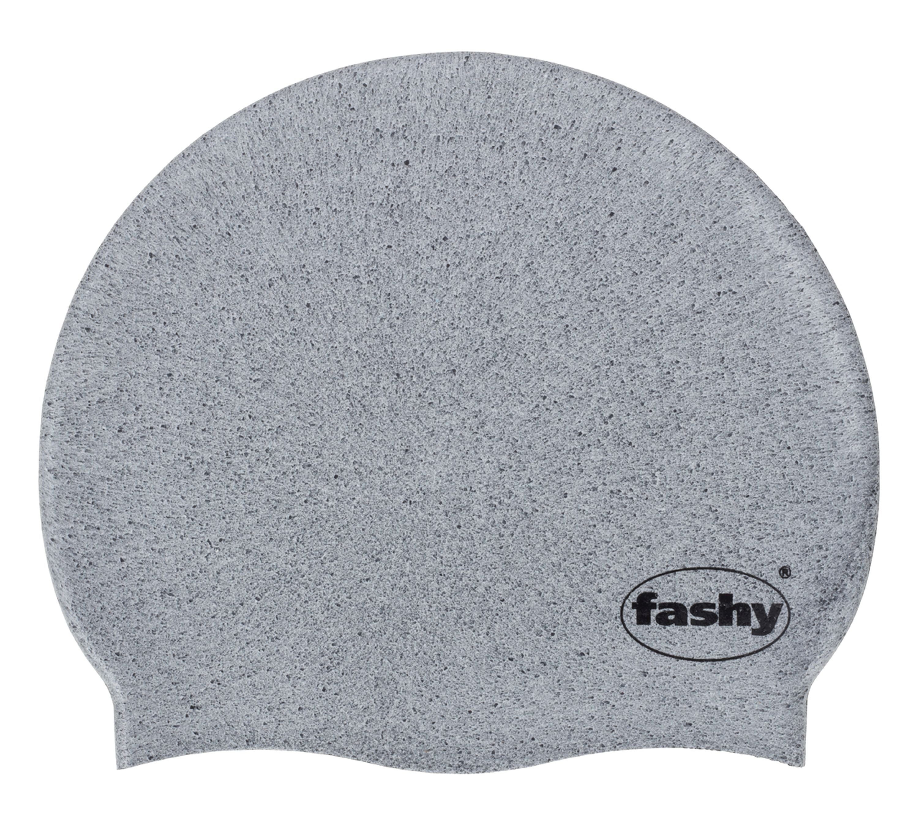 Badekappe Fashy - Silikon Badehaube Badekappe Sporthaube Damen Herren Grau