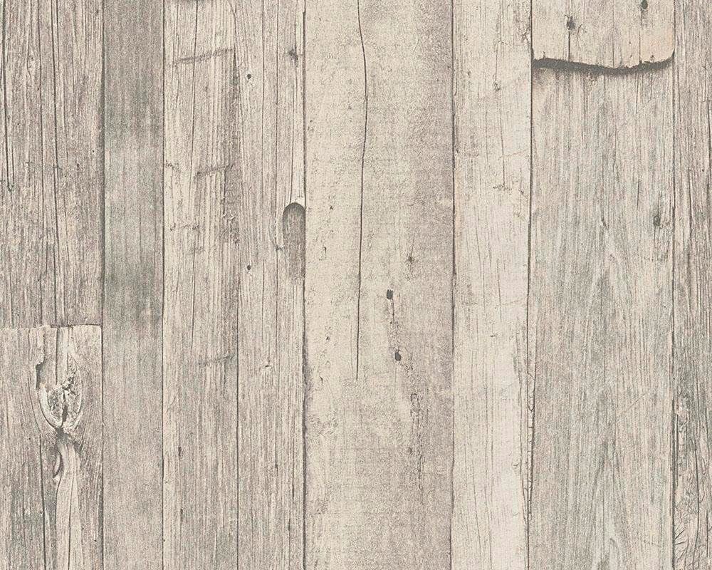 of Tapete Wood`n strukturiert Stone leicht Edition, living Best walls Holz, grau matt Holzoptik 2nd Vliestapete