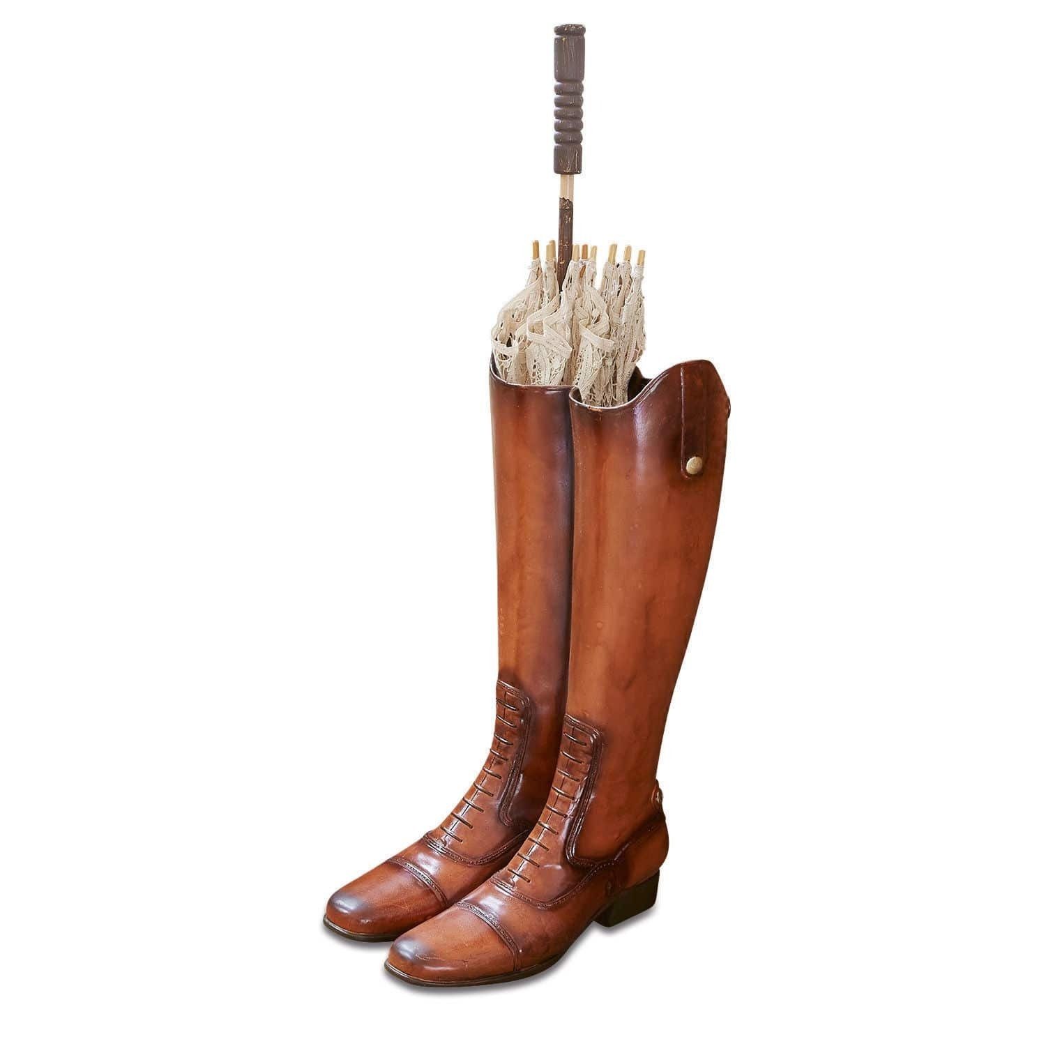 Mirabeau braun Boots Dekoobjekt Deko-Stiefel