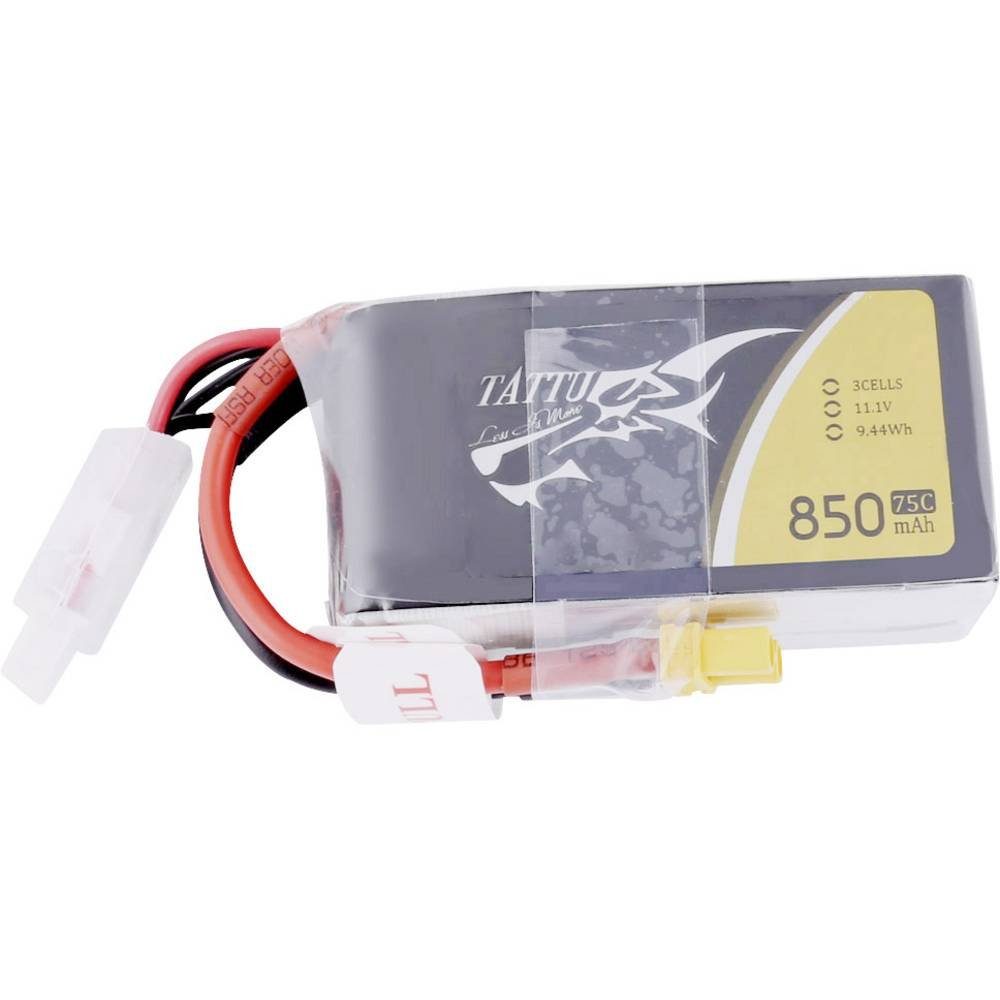 Tattu 11.1 V 850 mAh 75C LiPo-Akku XT30 TAA8503S75XT3 Akku