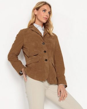 Highmoor Jackenblazer Blazer aus Veloursleder