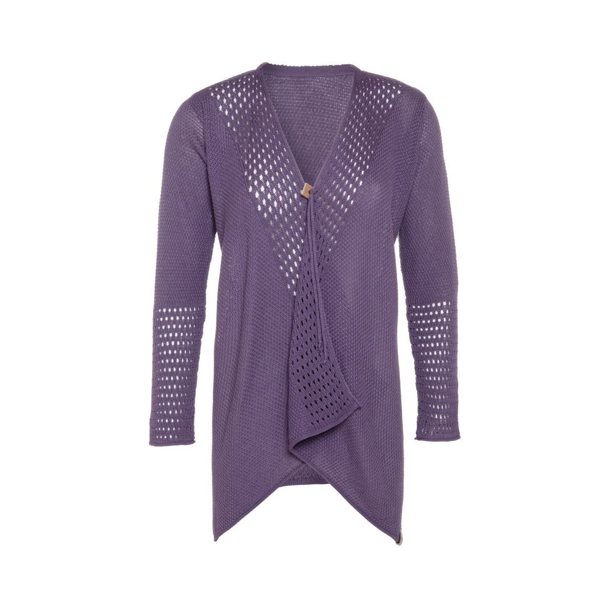 Knit Factory Ajourstrickjacke April Ajourstrickjacke