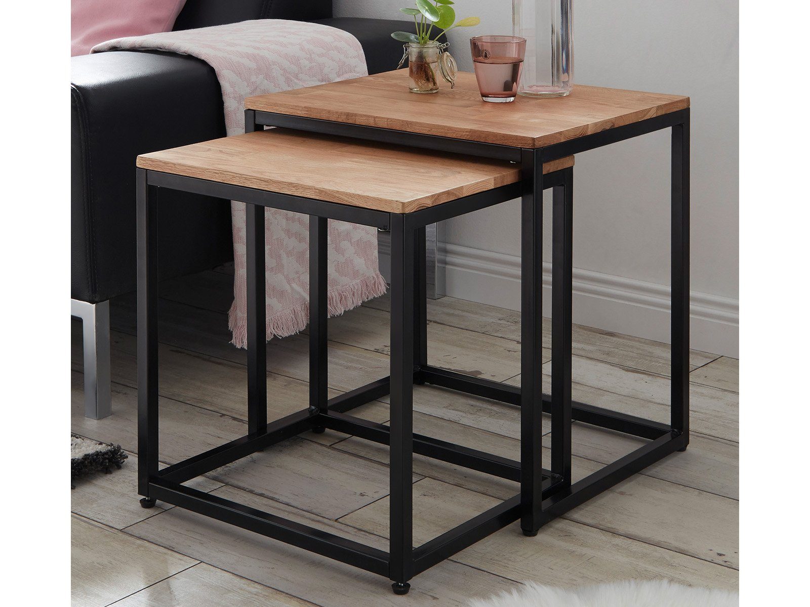 möbelando Satztisch Samuele, 50 x 48 x 40 cm (B/H/T)