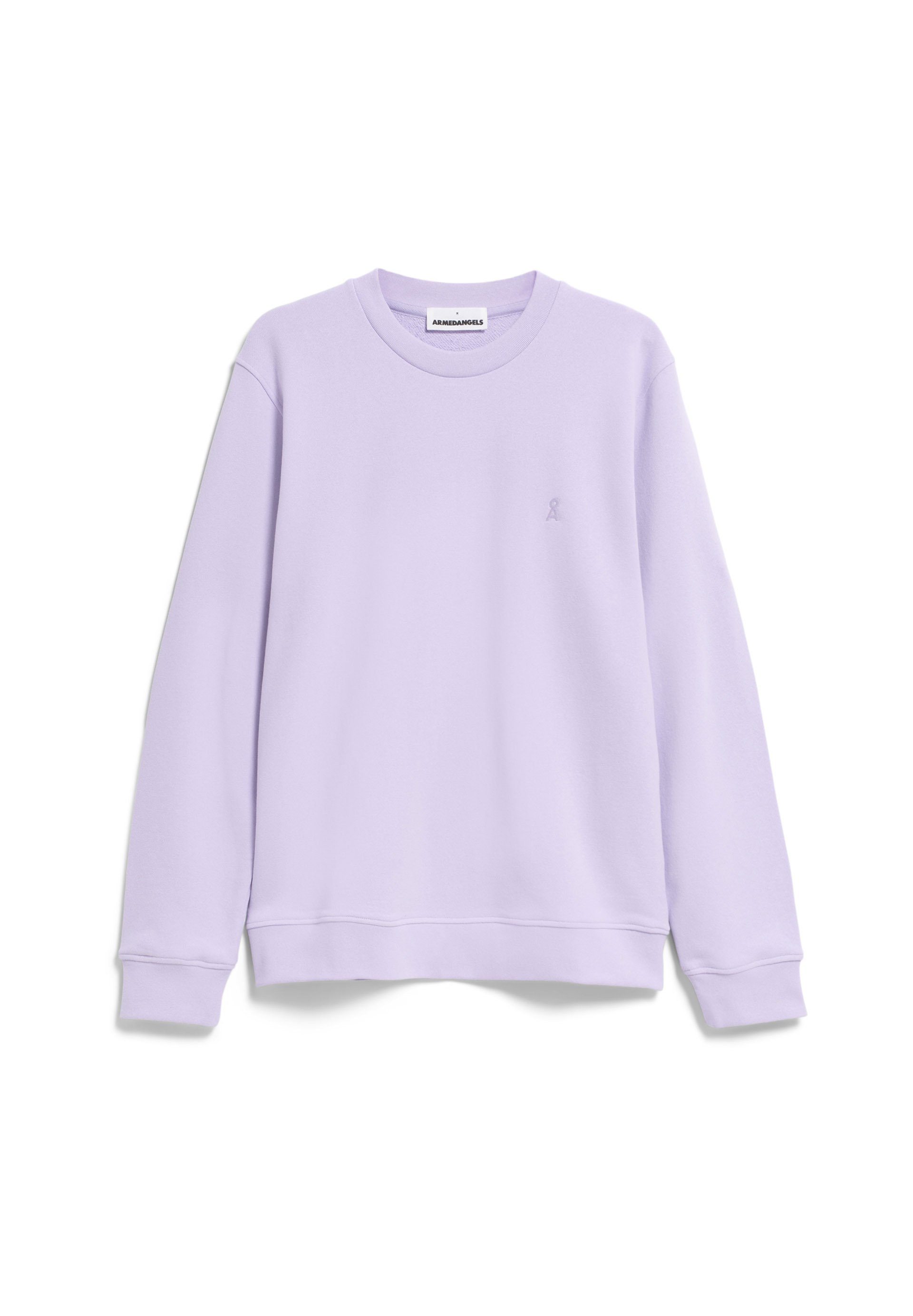 BAARO Sweatshirt COMFORT (1-tlg) lavender Herren Armedangels light