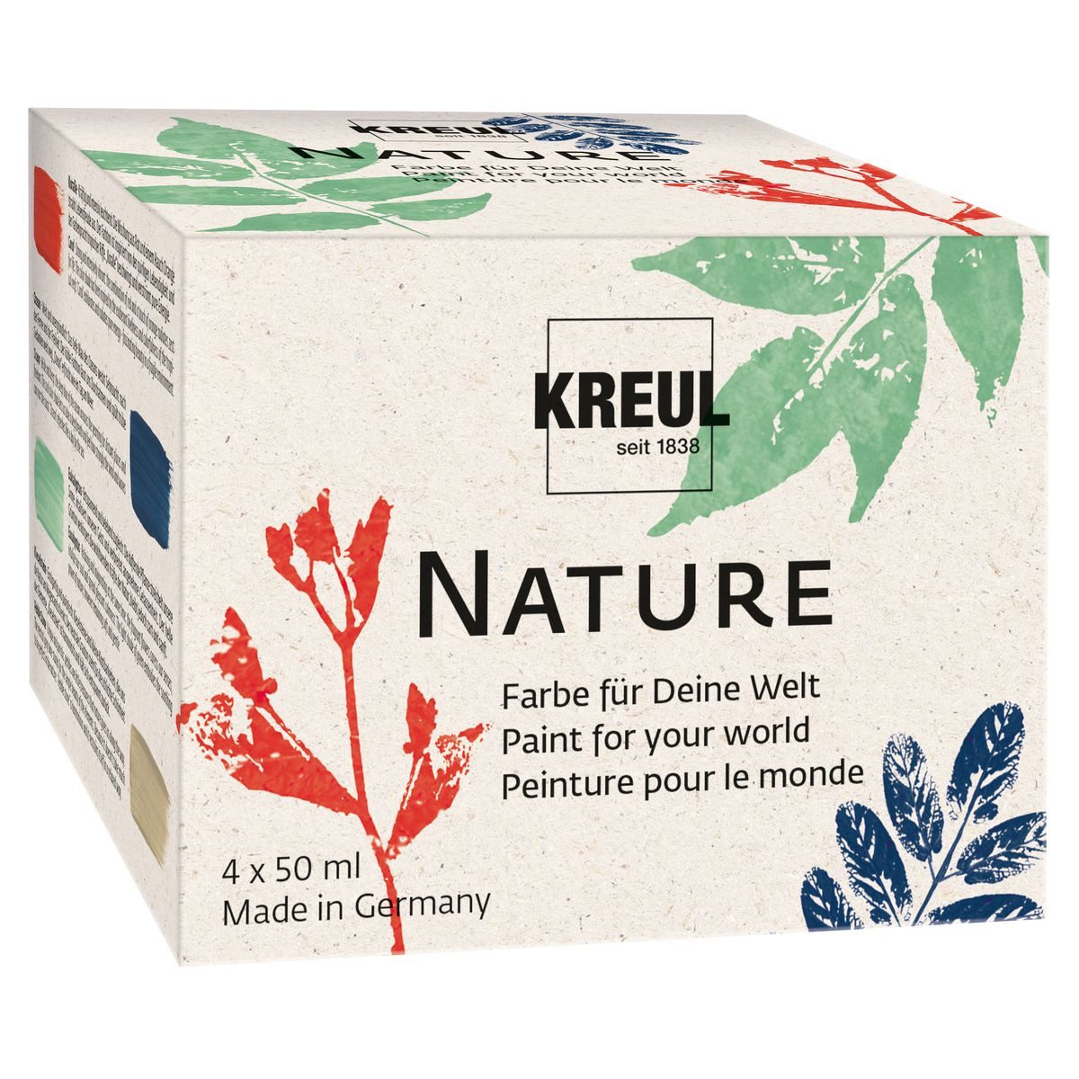 Bastelfarbe KREUL Kreativfarben Nature 4x50ml