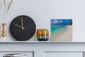 OneMillionCanvasses® Leinwandbild Meer - Strand - Sommer, (1 St), Leinwand Bilder für Wohnzimmer Schlafzimmer