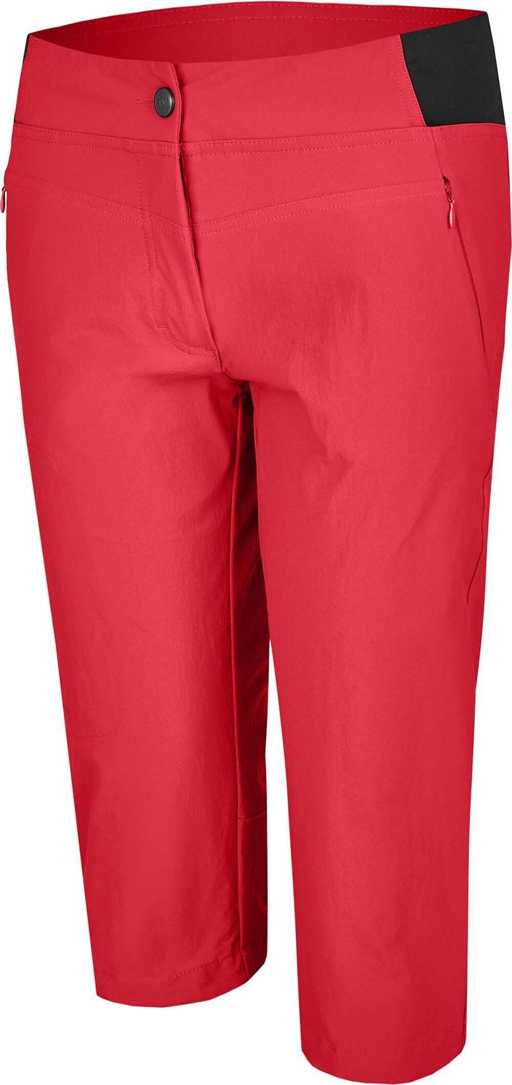 3/4 Damen Normalgrößen, Bergson Capri Wanderhose, komfortabel, Vario pink Outdoorhose elastisch, AKKA sportlich, (slim)