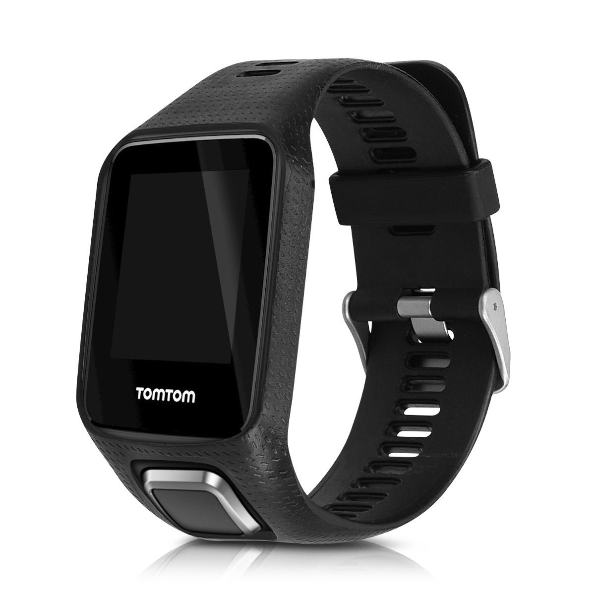 kwmobile Uhrenarmband Armband für TomTom Adventurer/Runner 3/Spark 3/Golfer 2, Ersatzarmband Fitnesstracker - Fitness Band Silikon