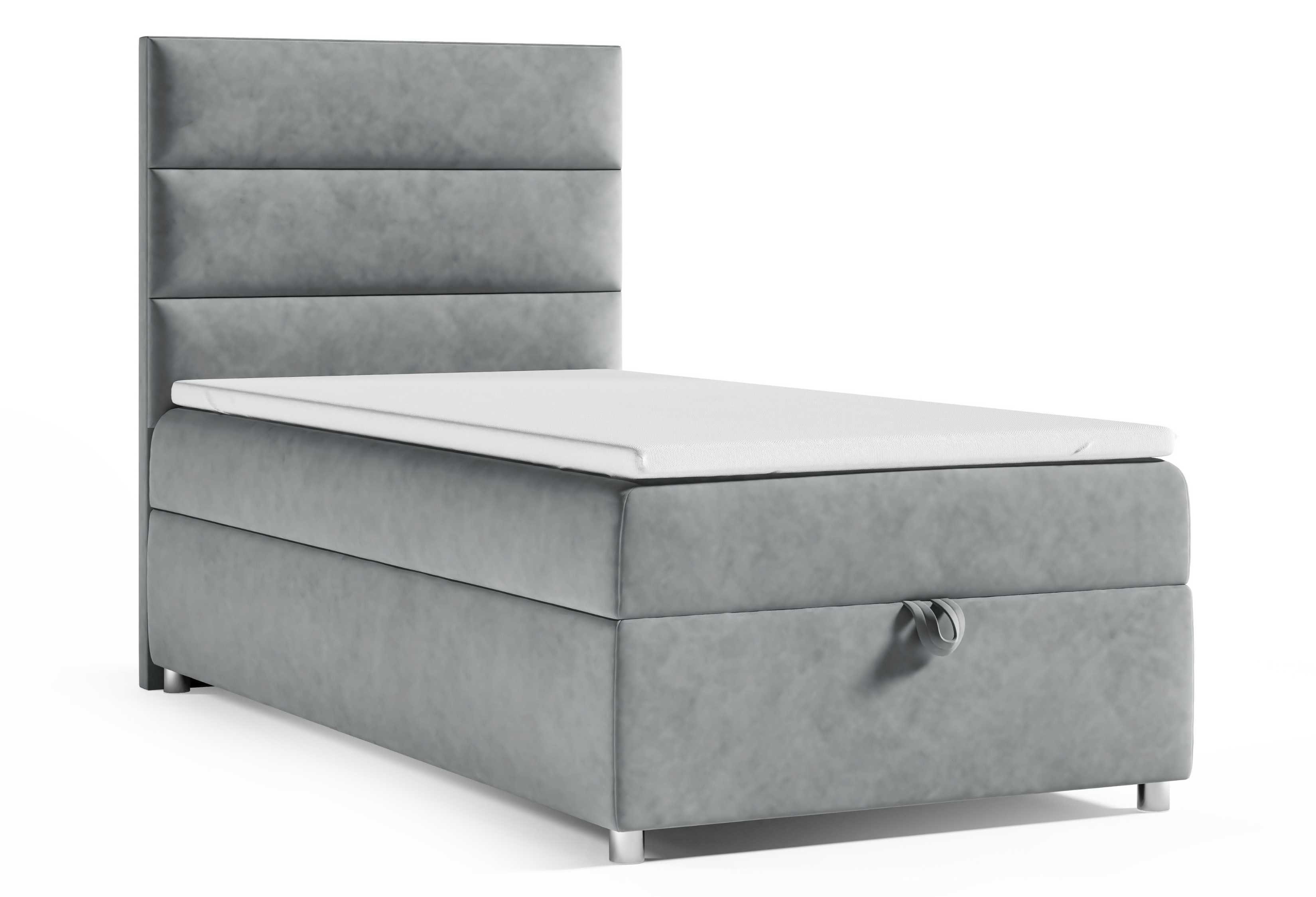 Best for Home Boxspringbett mit Bettkasten Trinity K-4 SINGLE Bonellfederkern inkl. Topper