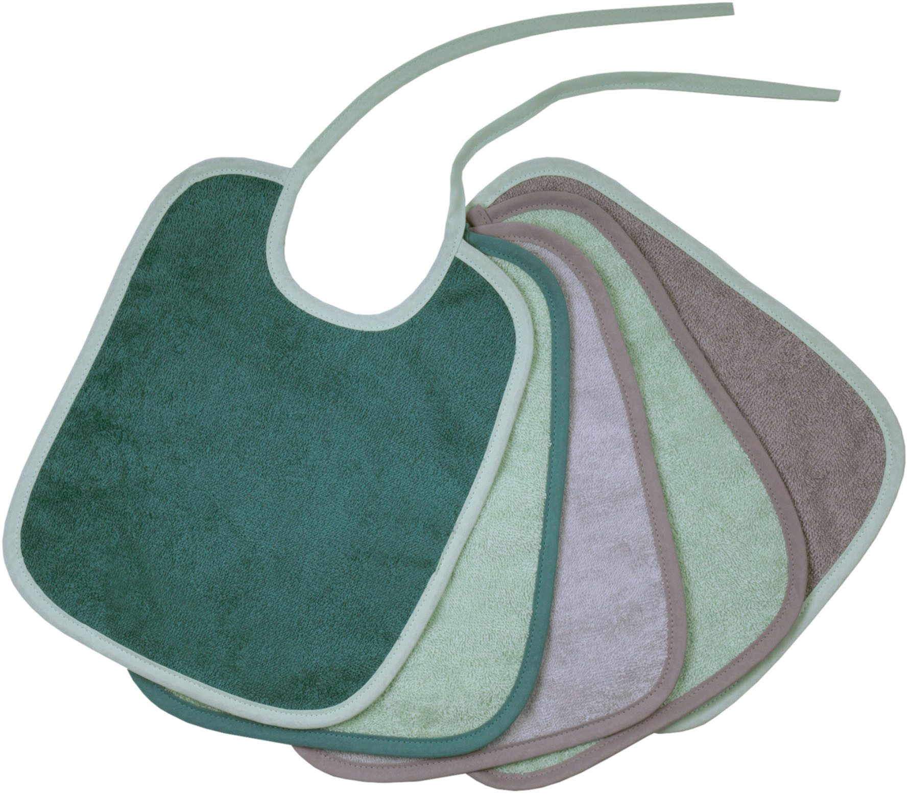 Lätzchen Bindelätzchen 5er Pack 25x30 cm