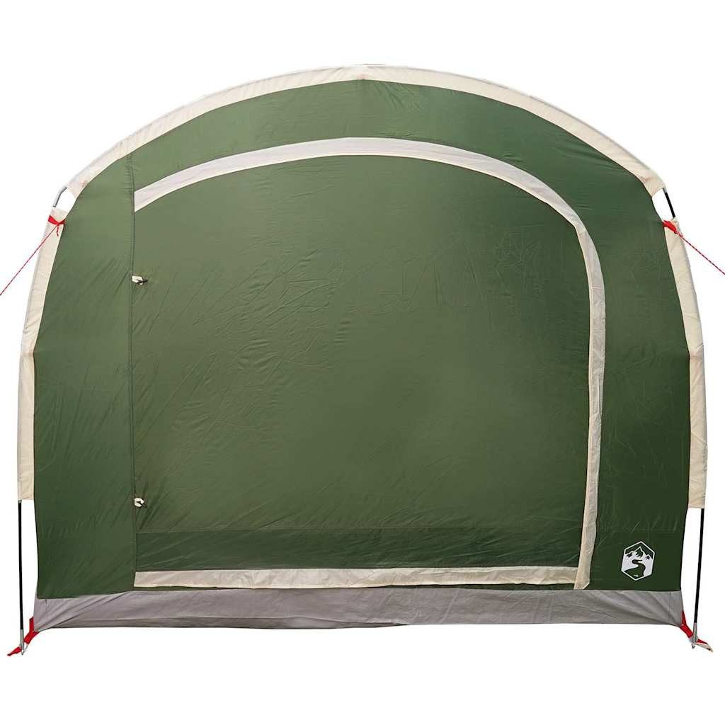 vidaXL Gerätezelt Zelt mit Dach mit Speicher Grün 268 x 240 x 191 cm Polyester, (1 tlg)