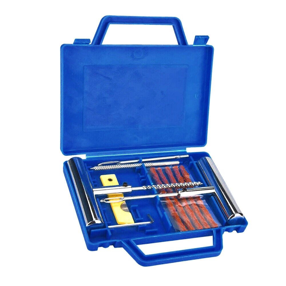 Reifen-Reparaturset 12tlg Autoreifen Reifen Reparatur Satz PKW Pannenset Flickzeug Flicken