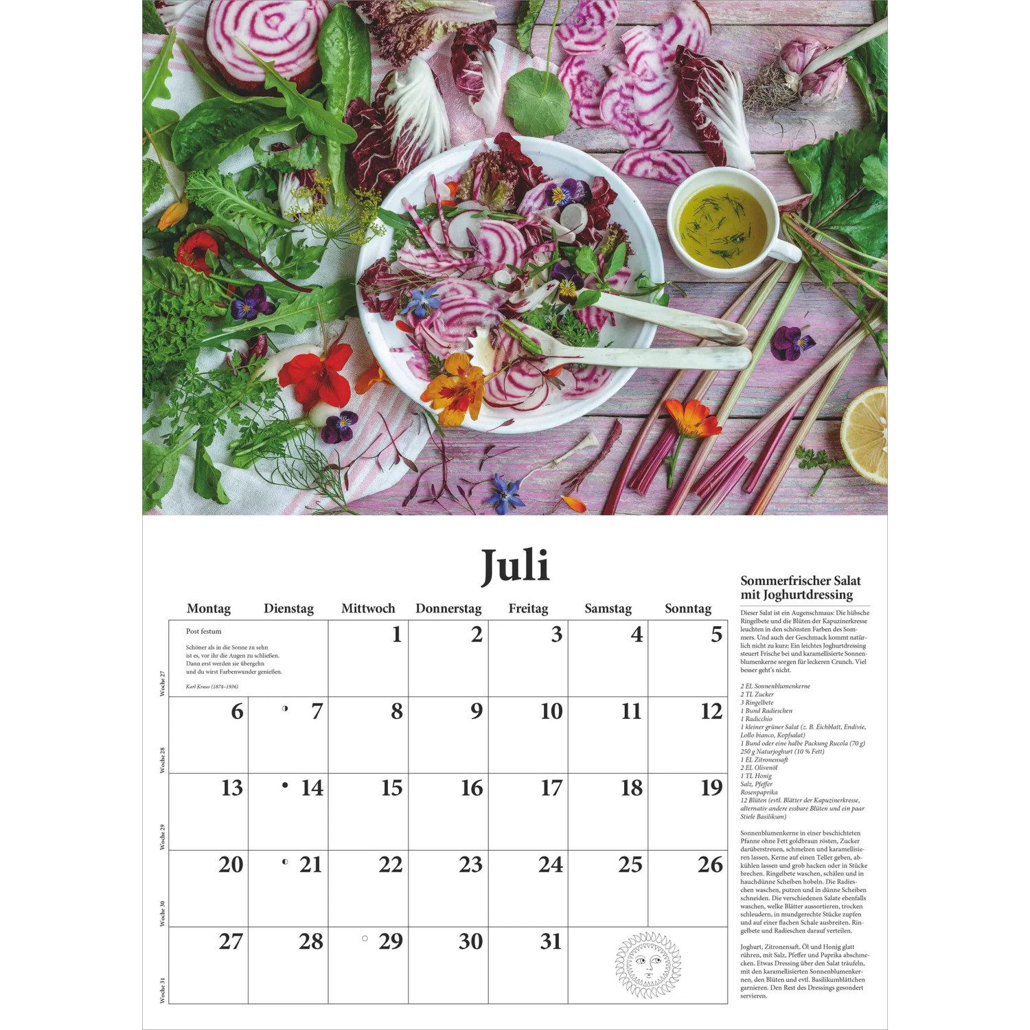 DUMONT Wandkalender DUMONTS neuer Küchenkalender 2026