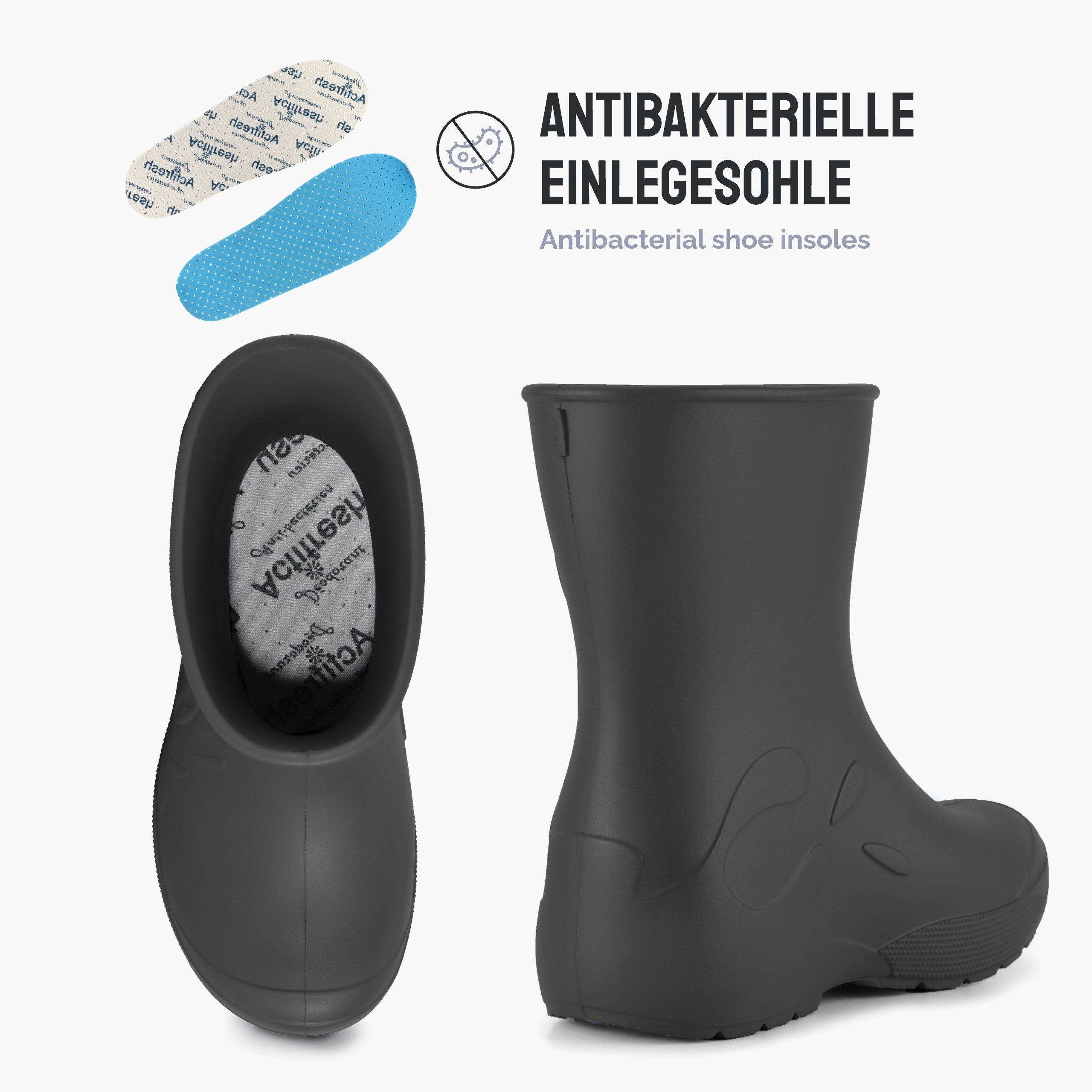 Ladeheid EVA Kinder Regenschuhe LA-CA-10 Gummistiefel – Bild 2 von 5