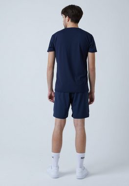 SPORTKIND Funktionsshirt Tennis T-Shirt Rundhals Herren & Jungen navy blau