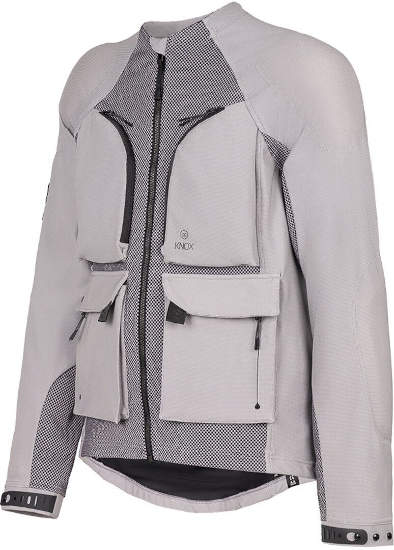 KNOX Motorradjacke Tor Protektorenjacke Wasserdicht Atmungsaktiv protektoren reflektierende robust Visier wa