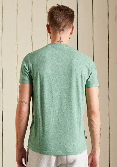 bright Rundhalsshirt Vintage Emb Superdry green Te grit Logo