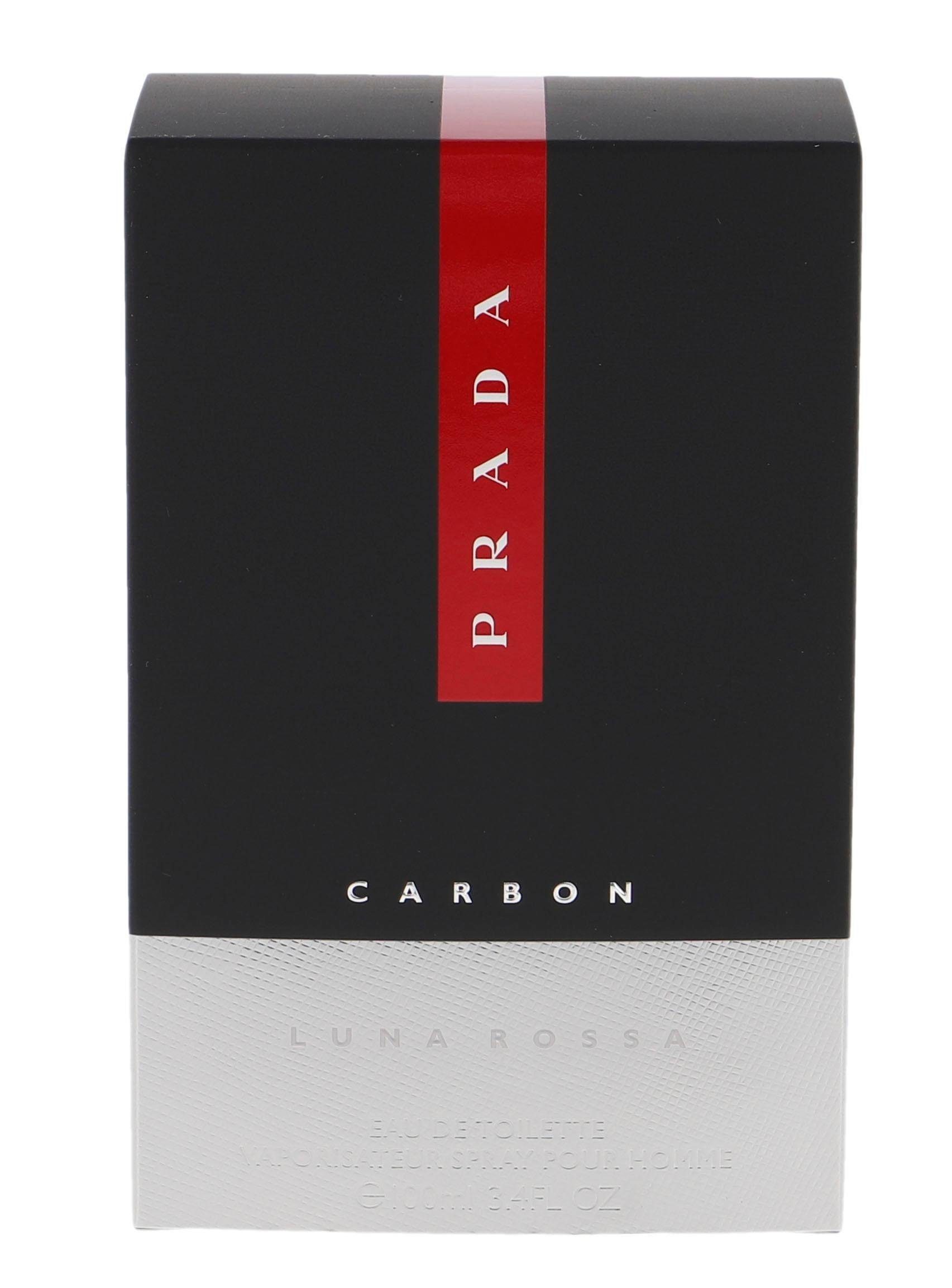 PRADA Eau de Toilette Luna Rossa Carbon, mit belebendem ersten Eindruck